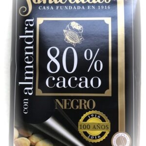 Santocildes 80% cacao con almendra