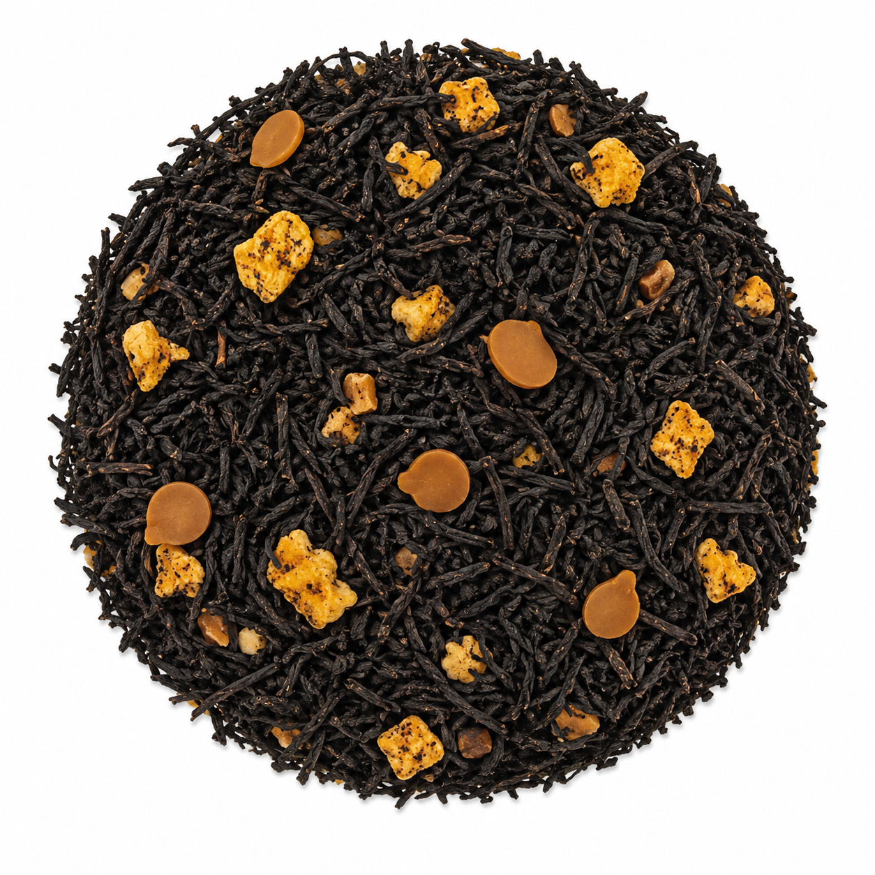 Imagen té negro tarta de manzana
